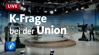 Presseclub live: Wen schickt die Union als Kanzlerkandidat ins Rennen?