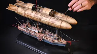 Custom Airship From Zeppelins and a River Boat