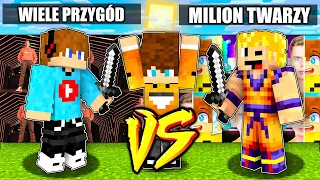 ♪ SmileSlow - WIELE PRZYGÓD ♪ vs ♪ MILION TWARZY ♪ | Baza vs Baza w Minecraft! | MATRUNER