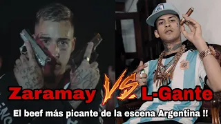 Zaramay vs L-Gante: la historia del Beef más picante de la escena Argentina