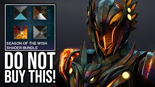 DO NOT BUY This NEW Shader Bundle! - Season of the Wish