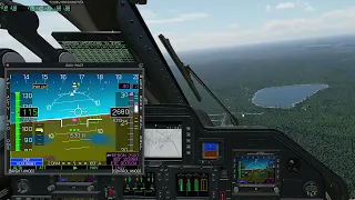 X-Trident AW 109 SP XP12 Flight Plan to ILS Approach