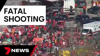 Shots fired at Kansas City Chiefs Super Bowl parade, one person killed | 7 News Australia
