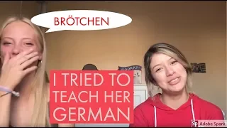 Teaching my American friend GERMAN