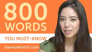 800 Words Every German Beginner Must Know