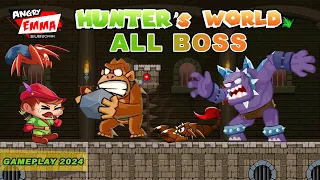 Hunter's World - ALL BOSSes (Levels 10,20,30,40,50,60,70,80,90,100,110,120,130,140) Gameplay 2024