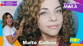 La actriz cubana Maité Galbán recién llegada a Miami, hoy por primera vez en #lacasademaka