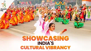 Cultural performances celebrating India's diversity at 75th Republic Day at Kartavya Path