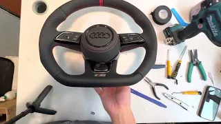 How to remove airbag from Audi steering wheels (B9/ B9.5/ 8v2/ Q2)