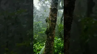 SNAKE CLIMBING TREE...BEAUTIFUL NATURE. .