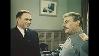 Эпизод из фильма "Донецкие шахтёры" (1950)