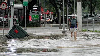 Sao Paulo lashed by heavy rain, strong winds