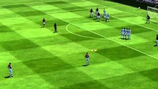 Jack Wilshere perfect free kick Fifa 13