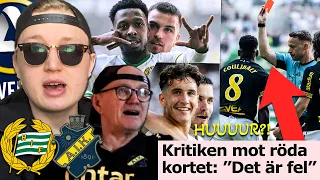 FELAKTIGT RÖTT KORT avgör DERBYT!! - Hammarby vs AIK
