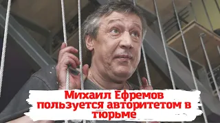 Михаил Ефремов пользуется авторитетом в колонии