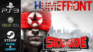 Homefront - Graphics Comparison - PS3 vs Xbox 360 vs Gaming PC Ultra & Low | Side by Side