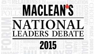 REPLAY: Maclean's National Leaders Debate