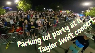 Parking lot party at a Taylor Swift concert (Philly)