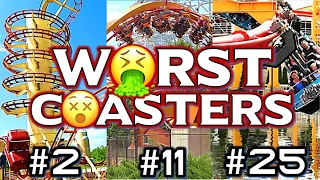 The 25 WORST Coasters in North America Still Open Today