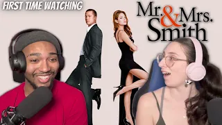 MR AND MRS SMITH (2005) | FIRST TIME WATCHING | MOVIE REACTION