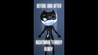 Before and After Nightmare Human Bendy #shorts