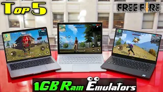(New) Top 5 Best Emulators For Free Fire Low End PC🔥 (1 GB RAM AND 1 CORE ONLY)