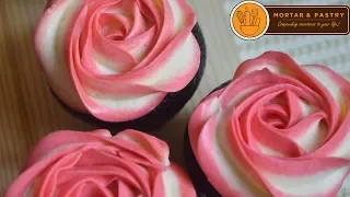 TWO TONE ROSETTE BUTTERCREAM | Ep. 31 | Mortar and Pastry