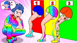 If the Shoe Fits - Don't Choose the Wrong Girlfriend Challenge | Hilarious Cartoon Animation