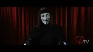 V for Vendetta TV Speech Scene