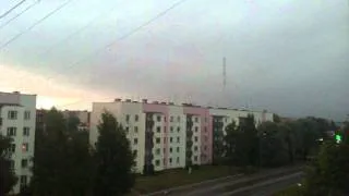 Thunderstorm in Latvia, Talsi