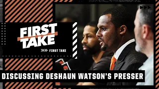 Why weren't the Browns' team owners at Deshaun Watson's introductory press conference? | First Take