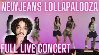 NewJeans Live at Lollapalooza 2023 | FIRST REACTION! #newjeans@NewJeans_official  @HYBELABELS