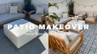 ROOFTOP PATIO TRANSFORMATION | covering our patio in the Ikea decking tiles!