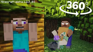 Herobrine Stole a Girl in 360° - Minecraft Horror Animation [VR] 4K Video