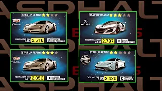 Asphalt 9 Cadillac Cien 2-3 Star ⭐ | Acura 3 ⭐ | Vencer 2 ⭐