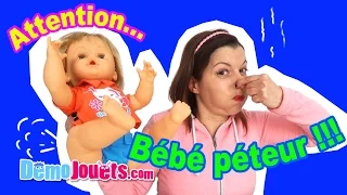 Poupon Bébé Miam Miam Popo - Démo Jouets