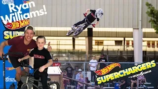 Getting Huge Air!! First Nitro Circus/Hot Wheels Superchargers Competition- Ryan Williams!!!