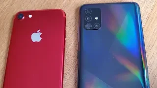 Galaxy A51 vs Iphone 7 - Gaming Review