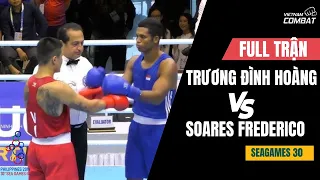 [FULL TRẬN] Trương Đình Hoàng vs Soares Frederico | Bán kết | Boxing SEA Games 30