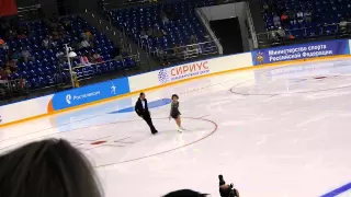 Yuko Kavaguti Alexander Smirnov SP Russian Open Skates 2015  1080p 60fps