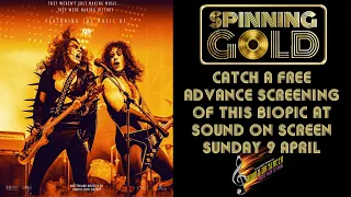 KISS in SPINNING GOLD (free advance cinema screening at SOUND ON SCREEN)