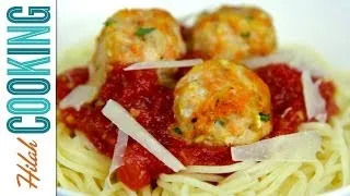 How to Make Baked Turkey Meatballs |  Hilah Cooking
