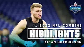 Aidan Hutchinson FULL 2022 NFL Scouting Combine Workout
