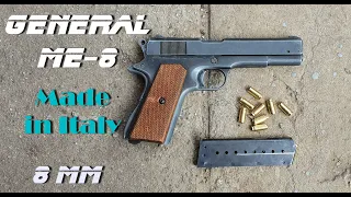 ME 8 General 1911 8mm PAK Пистолет под холостой патрон - обзор+фишки