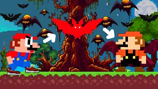 Super Mario Bros.but there are MORE Custom Coin All Enemies! but Everything touches  into REALISTIC?