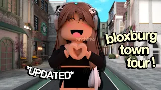 IM BACKK! *UPDATED* Bloxburg town tour! 💋🏢