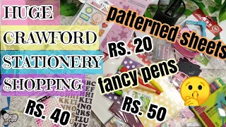 HUGE CRAWFORD MARKET STATIONERY HAUL/ Itni saari craft stationeries wo bhi itni cheap/ MISS CREATIVE