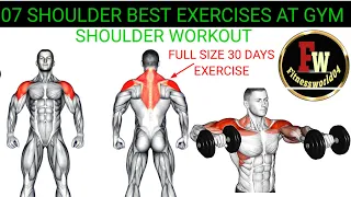 07 Best Shoulder workout how to Get bigger Shoulder Exercises 30 Days best Results