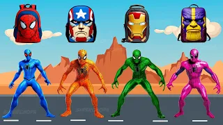 Tebak Gambar Superhero Avengers Spiderman, Ironman, Superman , Captain America, Batman dan Hulk