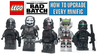 HOW TO UPGRADE Your LEGO BAD BATCH Minifigures! (All OFFICIAL LEGO PIECES!)